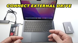 MacBook Air M2 : How to Connect External Hard Drive & SSD Storage