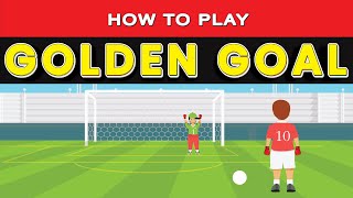How to Play the Golden Goal? game is based on the free kicks and penalties in Football. screenshot 1