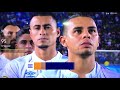 EL SALVADOR 🇸🇻 Afición Salvadoreña Cantando el Himno Nacional, Impresionante😻