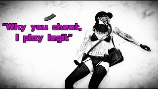 TRYHARD GIRL SAID: "I know this game, you cant oneshot me with headshot"