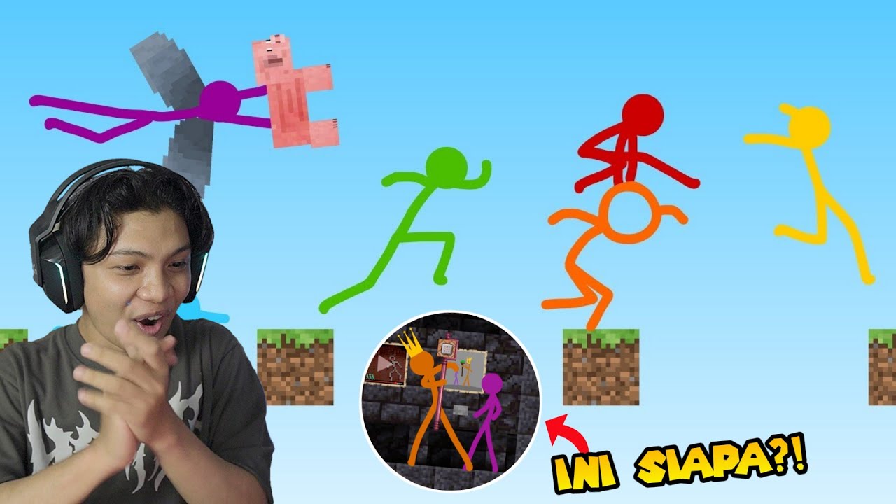 ANIMATION vs MINECRAFT EPISODE PARKOUR! INI SIAPA WOY! KING ORANGE?