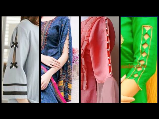 Trending sleeve designs for salwar suits Baju ke design Simple Kurti Designs,  Stylish Dress … | Sleeves designs for dresses, Kurta neck design, Kurti  sleeves design