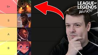 Wild Rift Tier List Patch 7.1b - BEST CHAMPIONS TO PLAY IN SEASON 21 👀