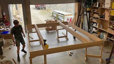 Building 12’ tall pivot door jamb