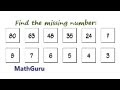 Missing Number Puzzle | Math Puzzle