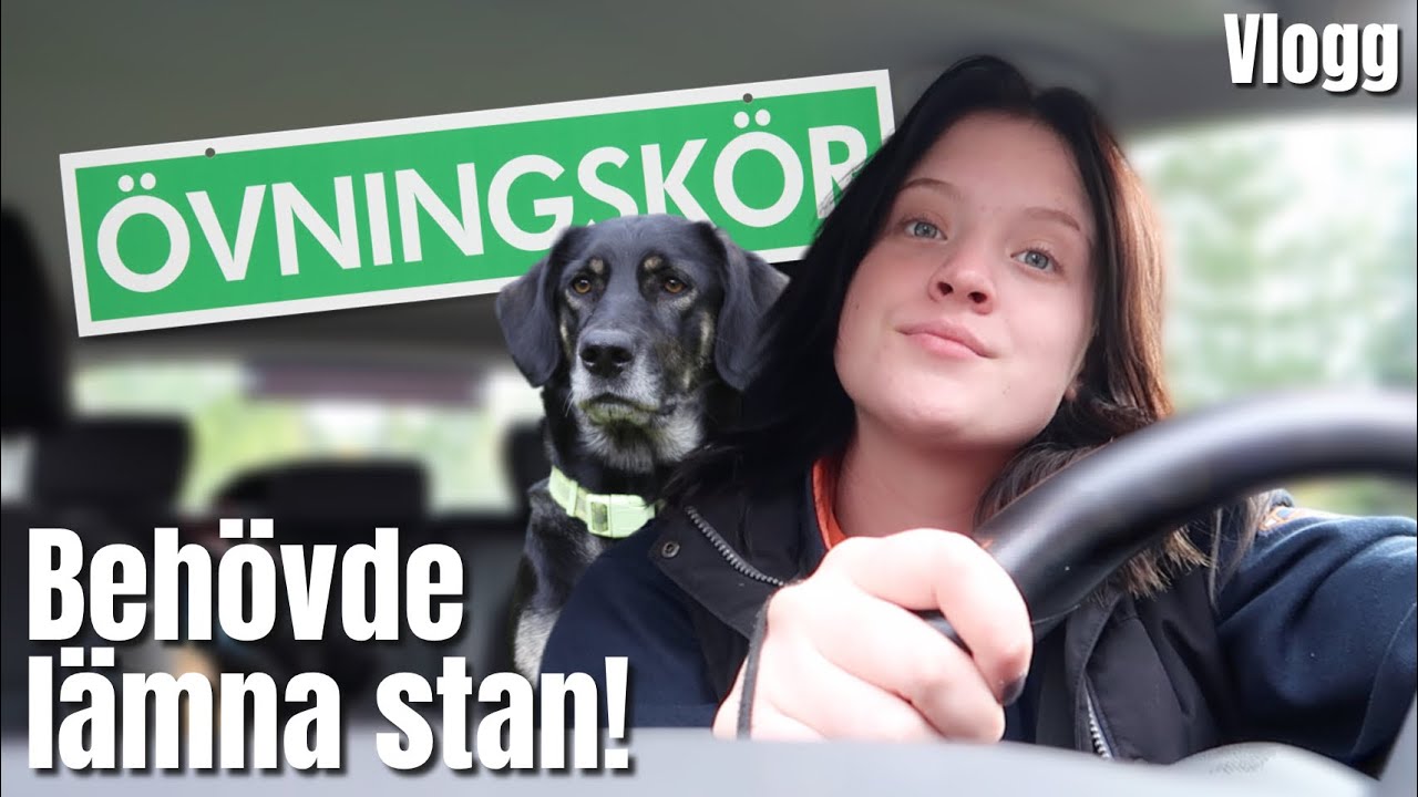 BEHÖVDE KOMMA BORT FRÅN ALLT!  Övningskör i Hälsingland VLOGG