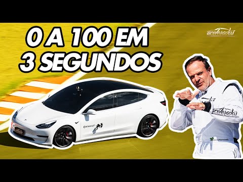 TESLA MODEL 3! Rubinho acelera o elétrico de 462 cv – Volta Rápida #230 ft. Rolandinho do @Pipocando