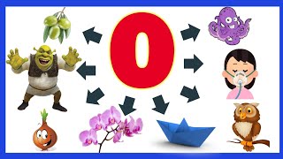 O for 50 words | Letter O for maximum words | ABC word making | vocabulary from O letter |
