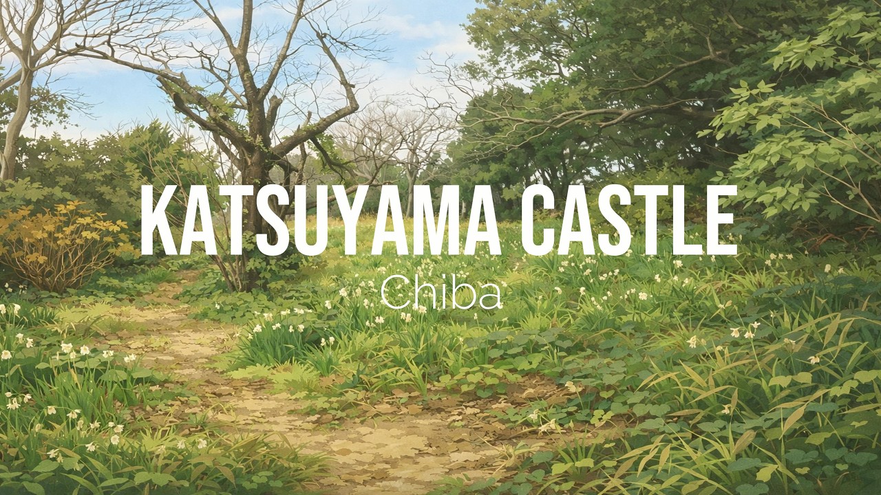 【4K】Katsuyama Castle (Chiba) / 勝山城 (千葉)