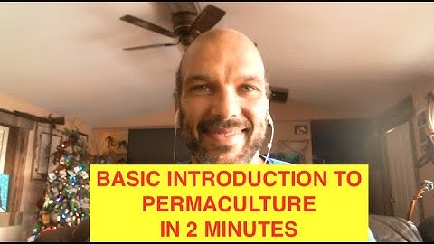 INTRODUCTION TO PERMACULTURE IN TWO MINUTES WITH MATTHEW STEPHENS