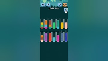 Water Color Sort Level 2291 2292 2293 2294 2295 2296 2297 2298 2299 2300 WalkThrough Solution
