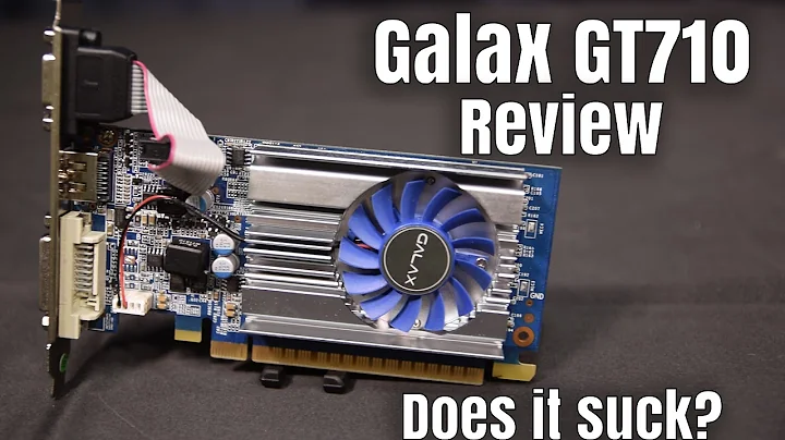 Galax GT710 Review: Gaming Performance and Use Cases