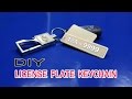 DIY License Plate Keychain From Copper clad board simple