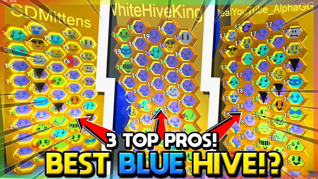  2022 BEST BLUE HIVE BUILDS IN BEE SWARM SIMULATOR Roblox YouTube