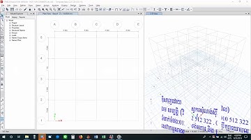 Template Etabs v18 & section beam column