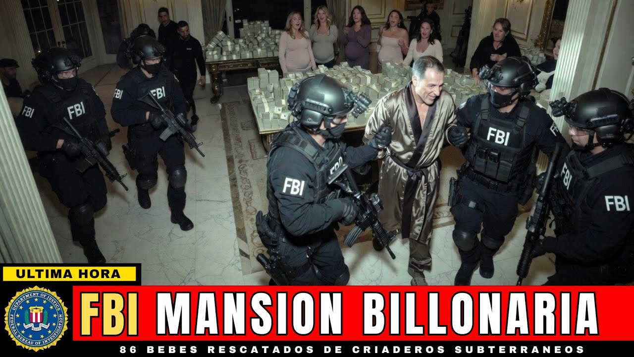 El FBI Asalta la Mansion Billonaria en Miami – 86 Bebes Rescatados de Criaderos Subterraneos