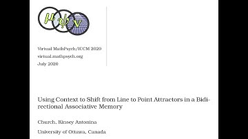 Using Context to Shift Attractors in a Bidirectional Associative Memory- MathPsych Presentation
