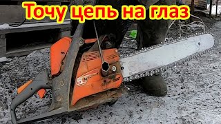 Жизнь в деревне. Точу цепь, пилю ДровГазПром