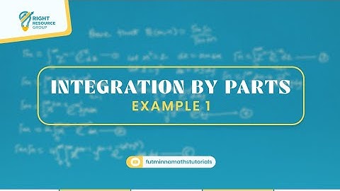 Integration By Part - Example 1 || Integral Calculus || MAT.121