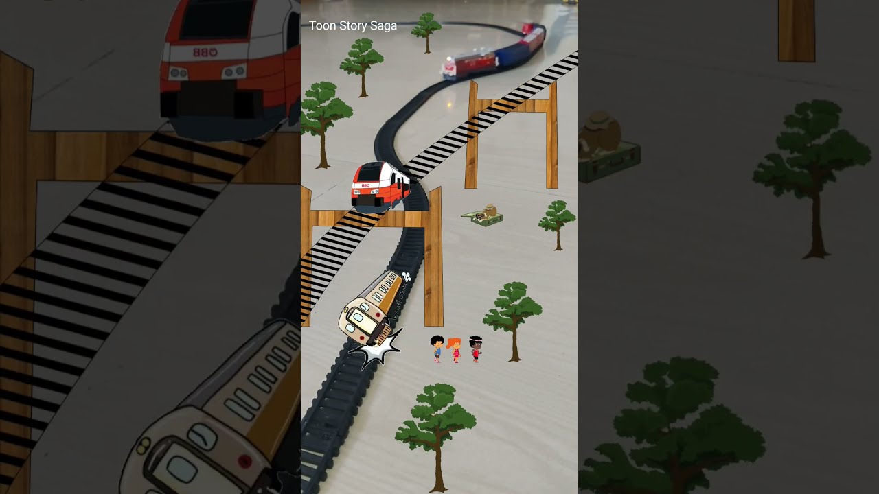 Train Accident Occurred On A Flyover And Is Approaching Fast USA