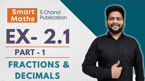 Smart Maths Class 7, Chapter-2, Ex- 2.1, Q.1 to Q.4| Fraction and Decimals @UTUGEducation