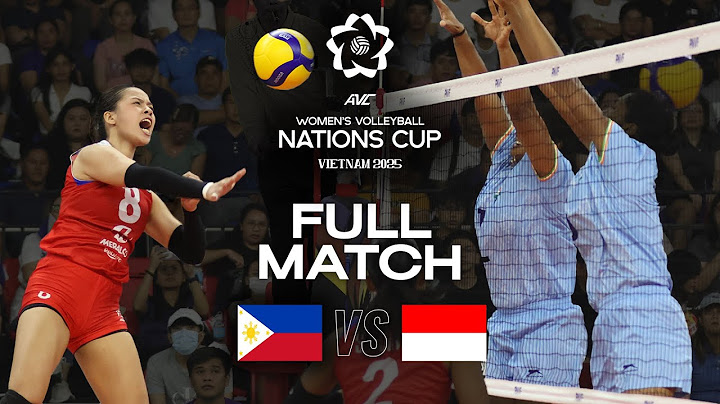 Philippines vs. Indonesia - Pool Play | AVC Women's Nations Cup
