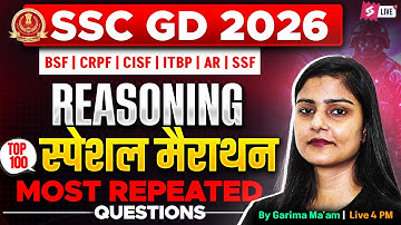 SSC GD Reasoning Marathon 2026 | SSC GD Most Repeated Questions | by Garima Ma