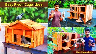 Amazing 3 Pigeon Cage Making ideas | How To Make Pigeon Cage Using Wood