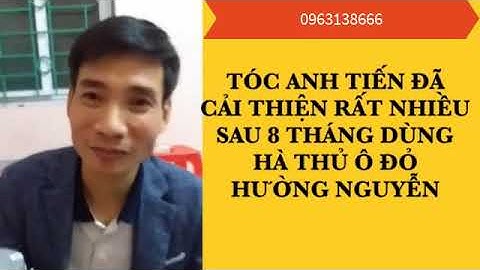 Sử dụng Hà Thủ ô đỏ Hường Nguyễn