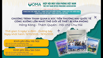 Tham quan & Xúc tiến thương mại quốc tế tại Trung Quốc (Hồng Kông, Thâm Quyến & Hội chợ Chu Hải)