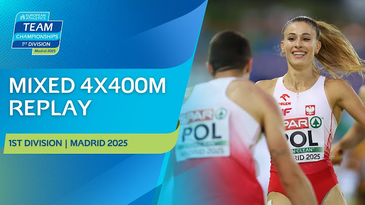 Bukowiecka's INCREDIBLE anchor leg! 🔥 Mixed 4x400m replay | Madrid 2025