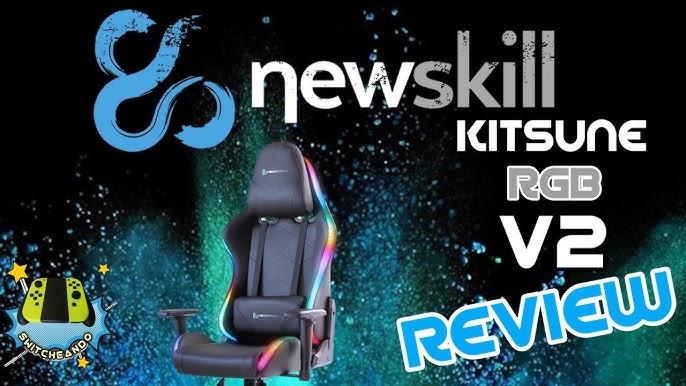 Silla Gaming NewSkill Kitsune RGB v2 Tela Negra