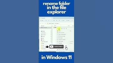 Map hernoemen in Windows 11 #shorts