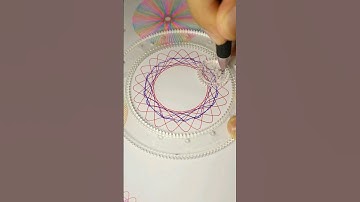 What does this pattern resemble??? Magic Ruler Small ruler, big wisdom #2024 #shorts #Spirograph 💮☸️