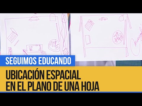 Ubicación espacial en el plano de una hoja - Seguimos Educando