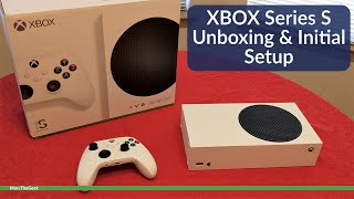 XBOX Series S Unboxing \& Initial Setup