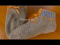 Pantuflas Mujer a Crochet para el frio Tutorial Paso a paso Facil y Bien explicado (Parte 1 de 2)