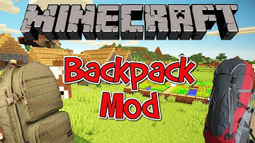 Minecraft 1.7.10 Mod - The Backpack Mod - Portable Chest!