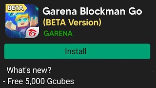 New Garena Blockman go BETA (I Got Free 5,000 Gcubes) screenshot 2