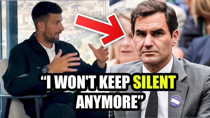 Novak Djokovic’s Shocking Confessions About Federer Exposed - I CRIED Because Of That Guy