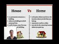 Difference between A House and A Home
