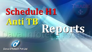 How to view Schedule H1 and Anti TB Report in TradePlus Software by Dava Infotech Pvt Ltd screenshot 2
