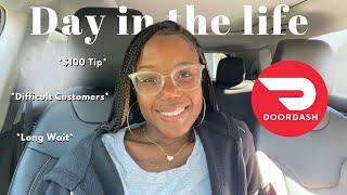 DAY IN THE LIFE OF DOORDASH DRIVER - App Tutorial, Tips &amp; More 2022