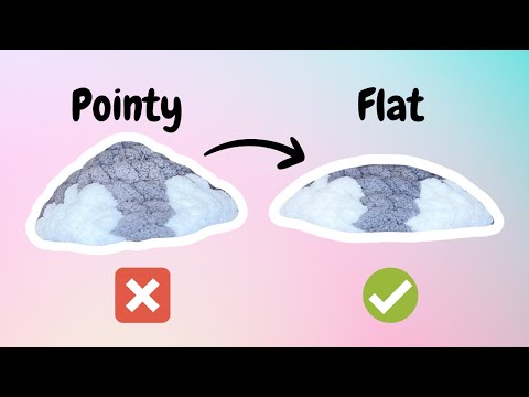 How to Avoid Pointy Amigurumi Head with Plush Yarn (No Pattern Change!)