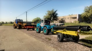 FS22 / Map Vladimirovka / Каткуем и культивируем поля