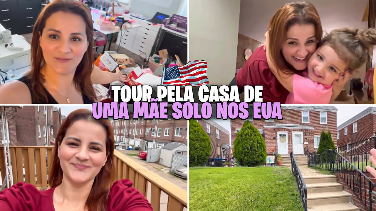 Tour pela minha casa nos EUA: mãe solo, rotina e o desejo de voltar pro Brasil