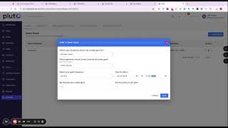 How To Setup A Sales Goal In Pluto