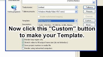 How to render HD VIDEOS in Sony Vegas (Easy)