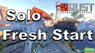 A Solo's Beginning, Getting Started Pt.1 - Rust Console Edition