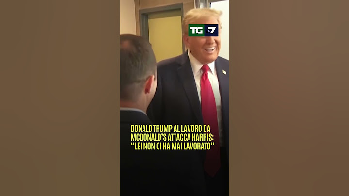 Donald #Trump al lavoro da McDonald’s attacca #Harris: “Lei non ci ha mai lavorato”